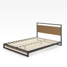 Load image into Gallery viewer, Suzanne Metal and Wood Platform Bed Frame
