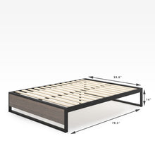 Load image into Gallery viewer, 2019 GOOD DESIGN™ Award Winner - Suzanne Metal and Wood Platforma Bed Frame
