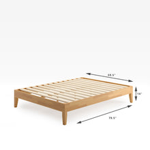 Load image into Gallery viewer, Moiz Deluxe Wood Platform Bed Frame
