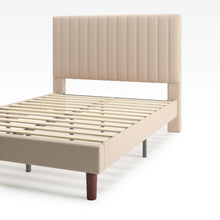 Load image into Gallery viewer, Debi Upholstered Platform Bed frame
