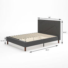 Load image into Gallery viewer, Judy Upholstered Platform Bed Frame
