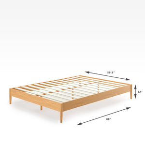 Amelia Wood Platform Bed Frame
