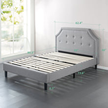 Load image into Gallery viewer, Lyon Upholstered Platform Bed Frame
